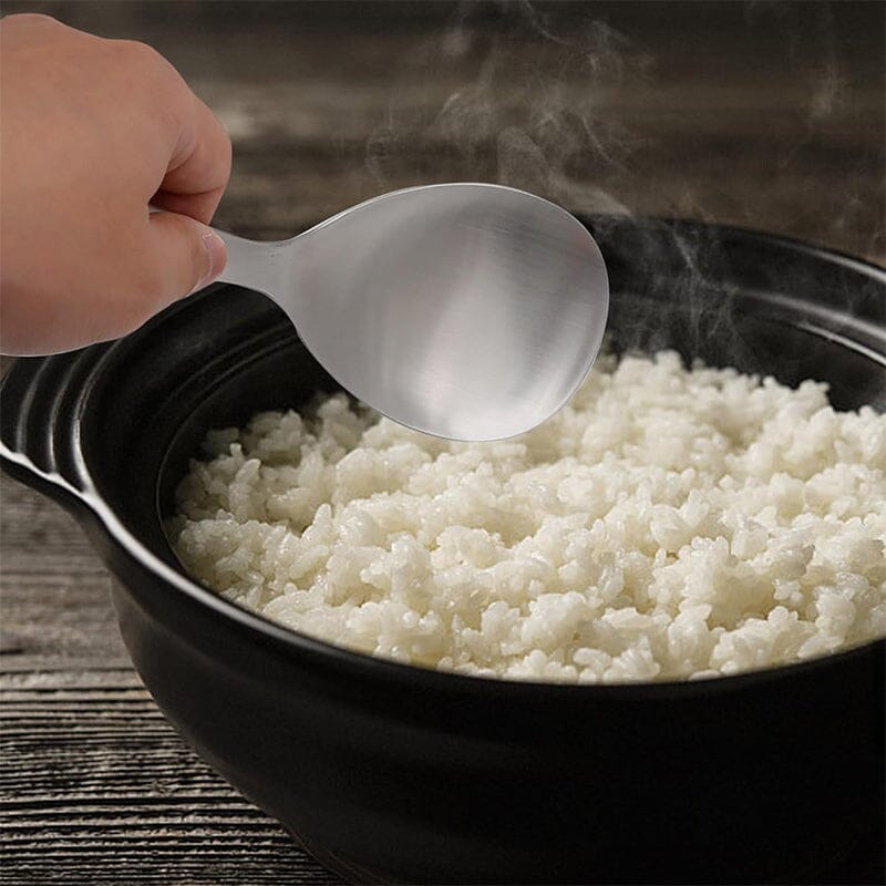 Thickened stainless steel non-stick rice spoon