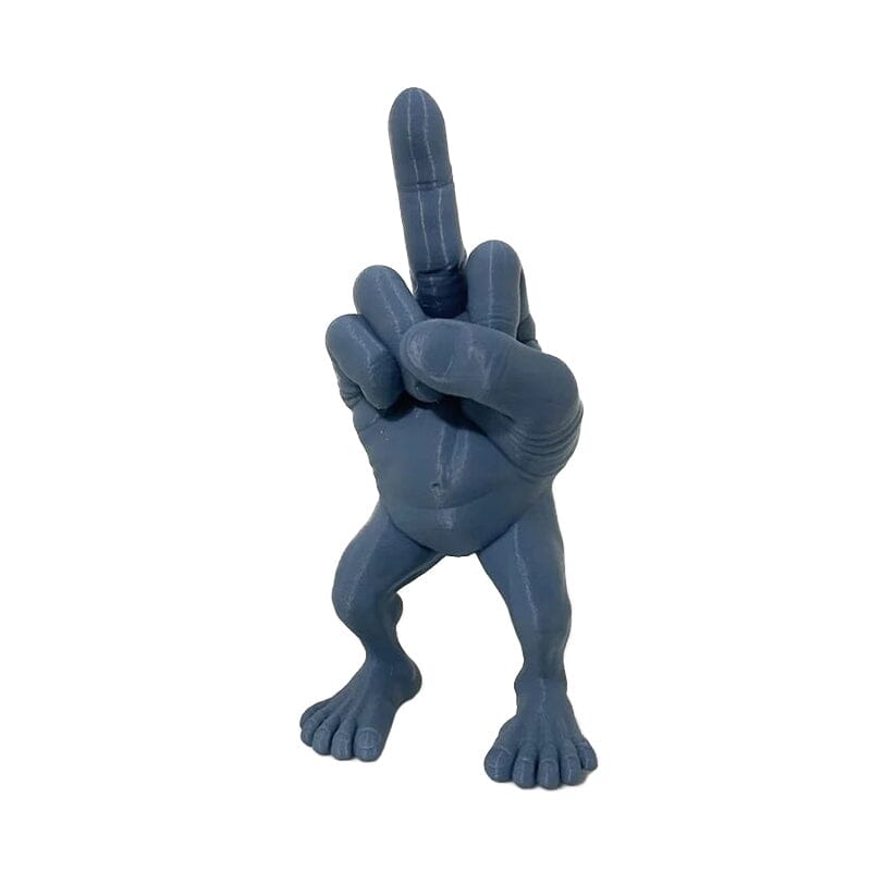 Middle Finger Figure with Legs