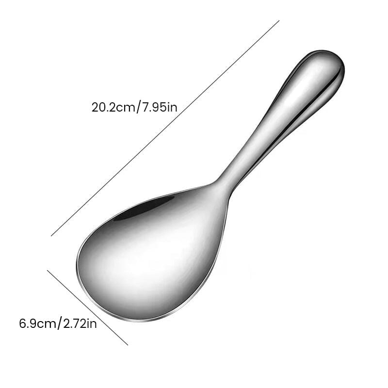 Thickened stainless steel non-stick rice spoon