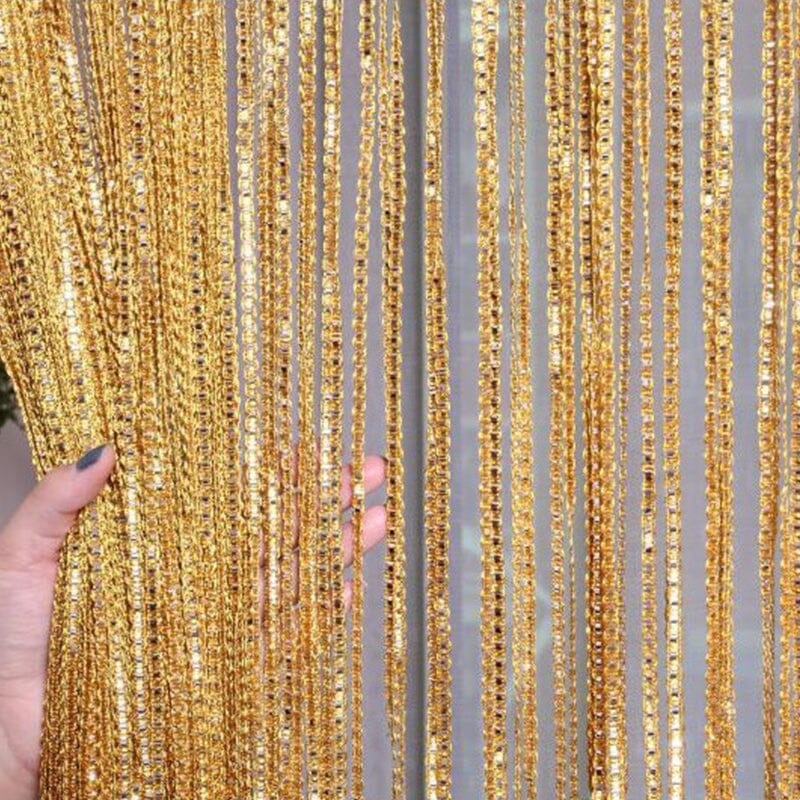 Glitter Fringe Door Wall Window Room Divider