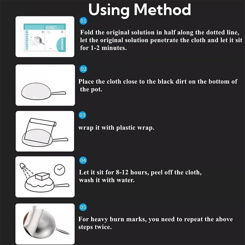 Pot Bottom Cleaning Gel Paste