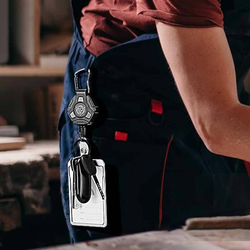 Heavy Retractable Keychain