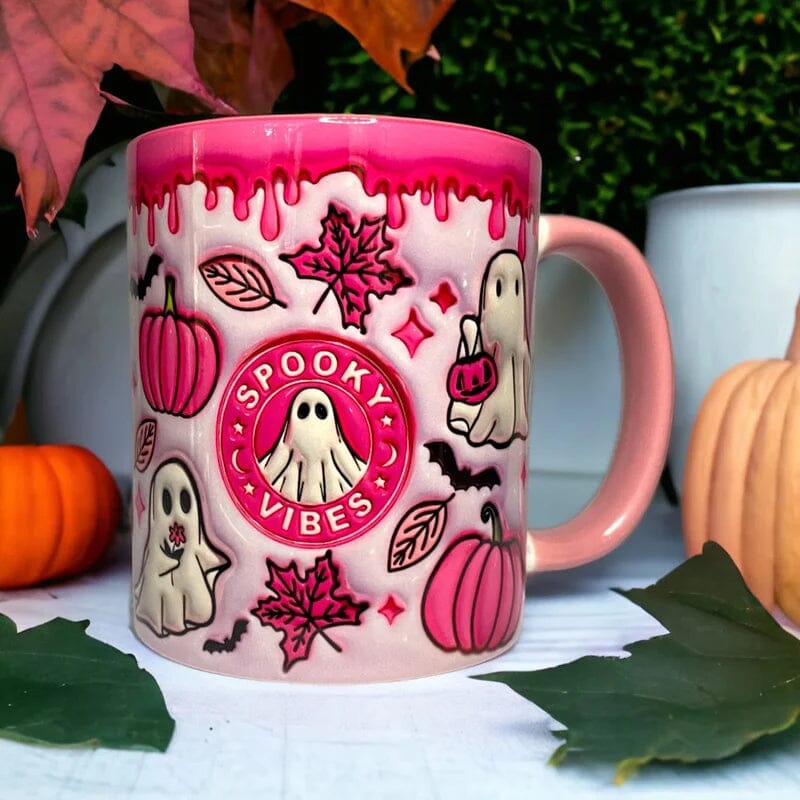 👻Pumpkin Coffee Cup With Ghost