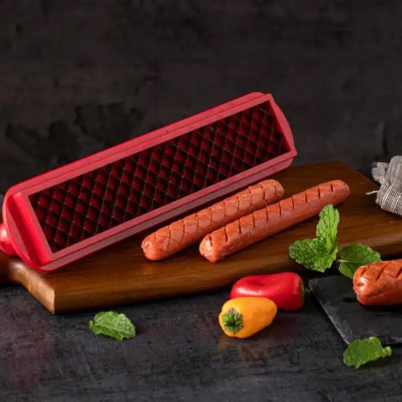 Perfect Criss-Cross Slots Hotdogs Slicer