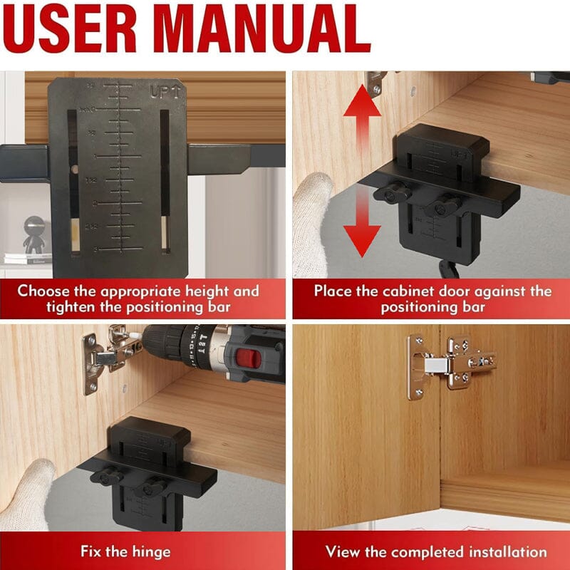 Saker Cabinet Door Installation Positioner