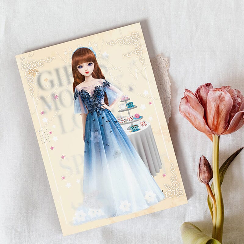 👗Magnetic Princess Dress Up Paper Doll👸