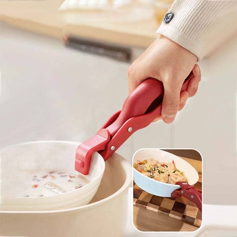 Multi-Purpose Anti-Scald Bowl Holder Clip for Kitchen