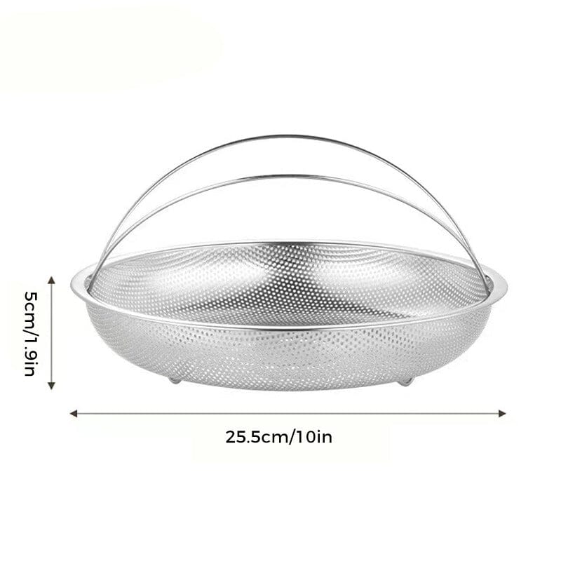 Multi-function Stainless Steel Steamer Drain Basket