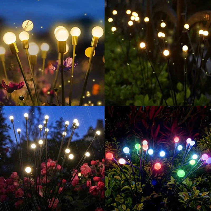 Solar Powered Firefly Garden Light