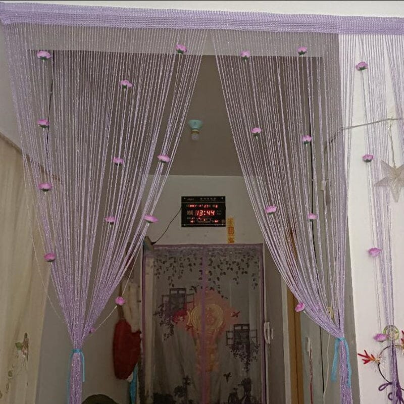 Rose Thread Door Curtain