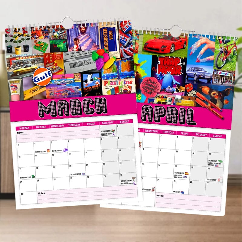 Back to the 80’s - 2025 Wall Calendar