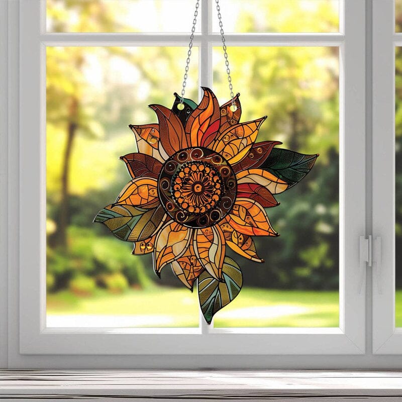 Sunflower Acrylic Window Hanging