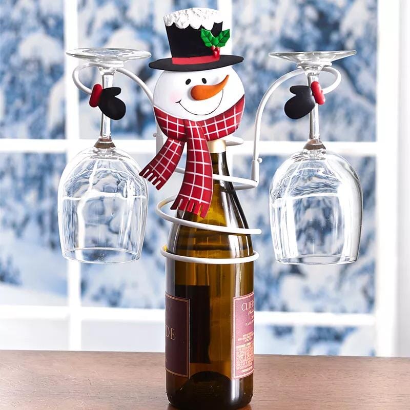 🎁Christmas Gift Wine Bottle Glass Holders