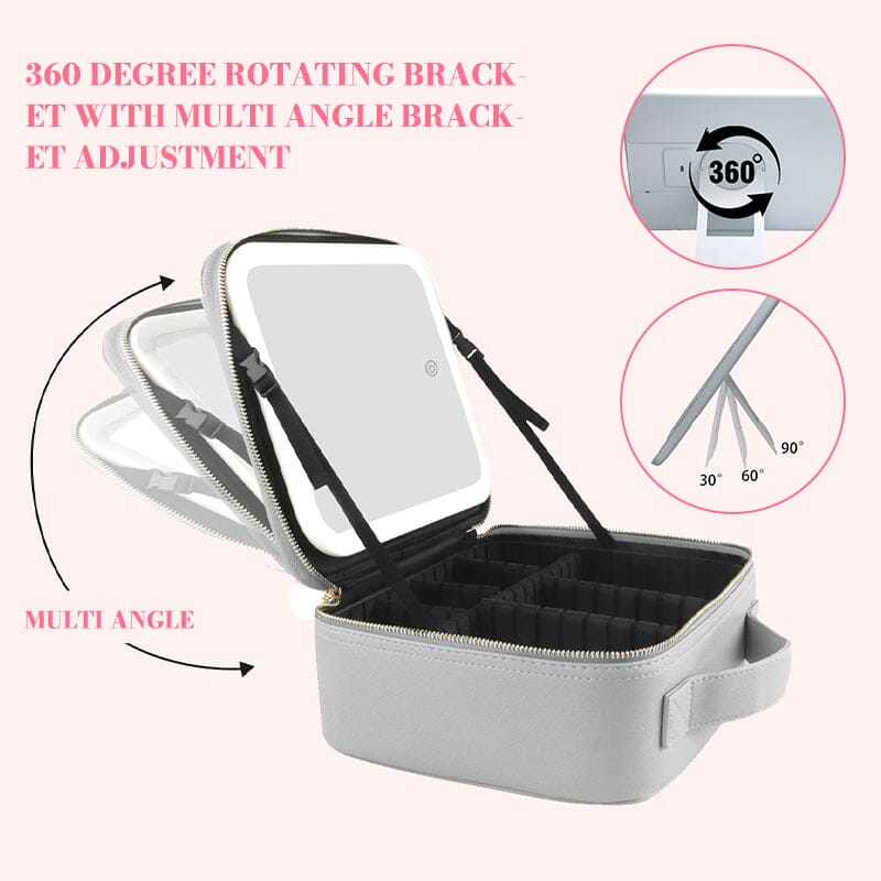 LED Light Portable Makeup Bag