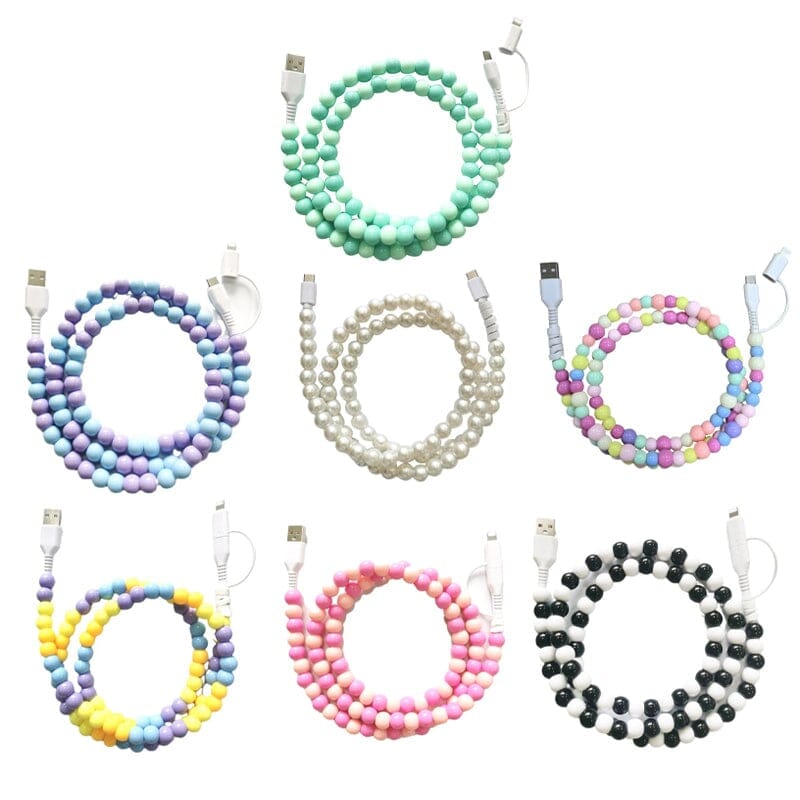 Creative Beaded 2-in-1 Data Cable