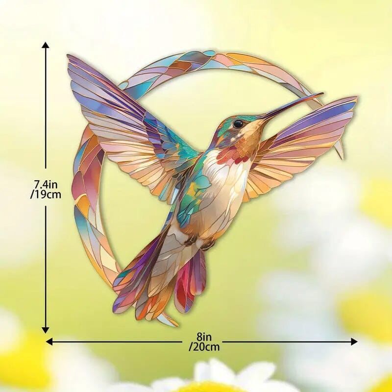 💖 Hummingbird Suncatcher Colorful Window Hanging 💥