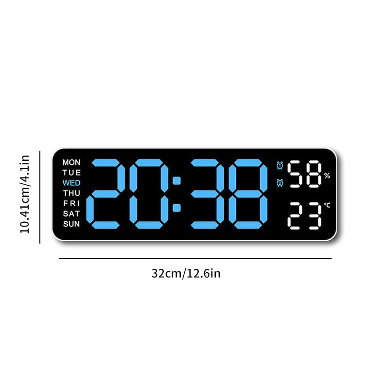 Upgraded Digital Wall Clock Large Display 9 inches