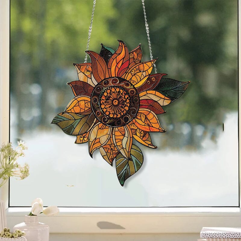 Sunflower Acrylic Window Hanging