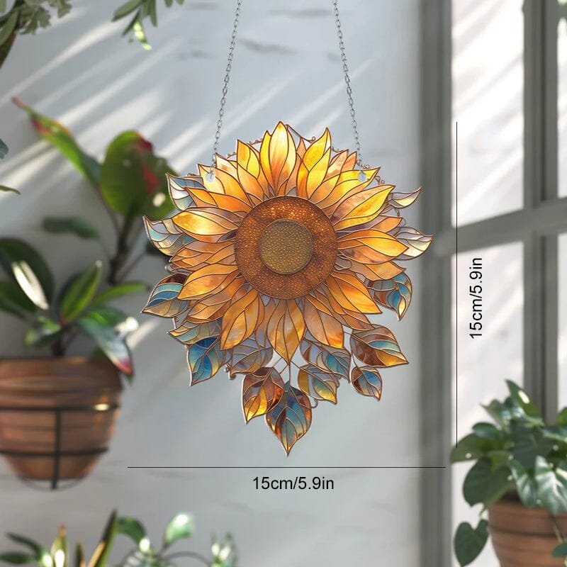 Sunflower Acrylic Window Hanging