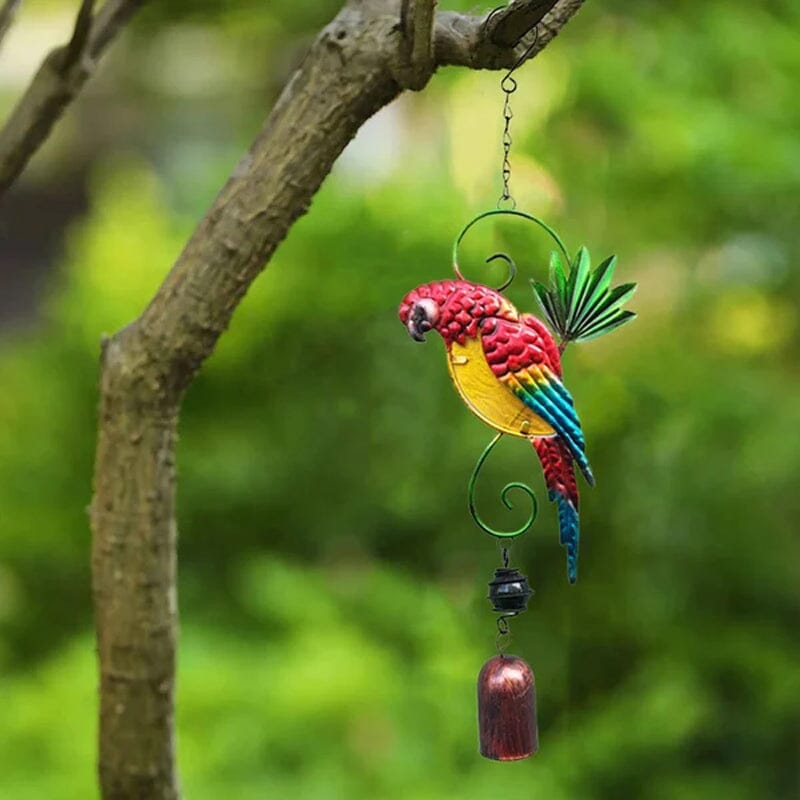 Parrot Wind Chime Hanging Decor