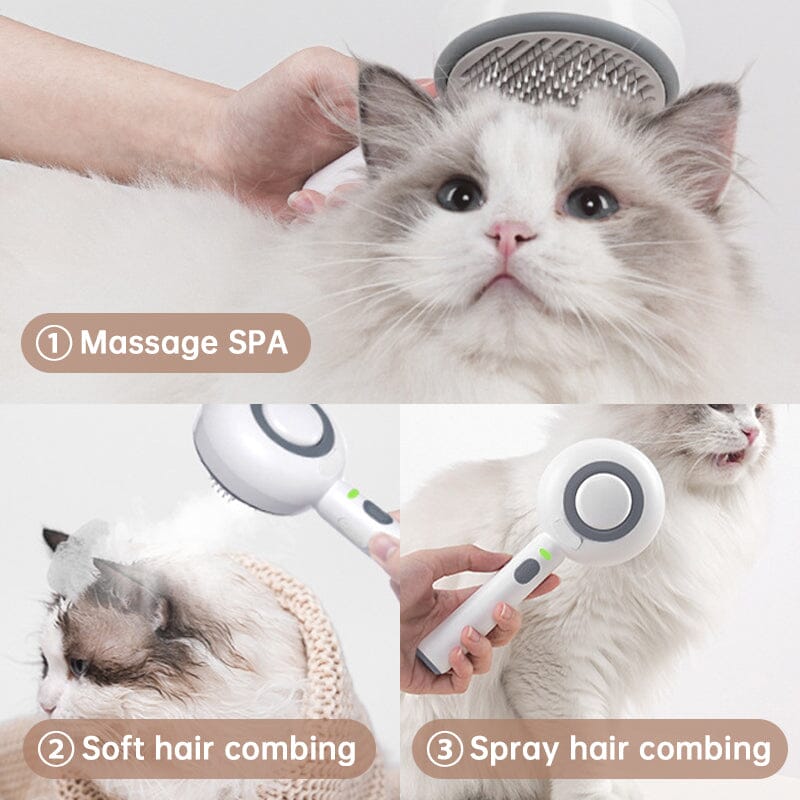 Premium Spray Cat Brush for Shedding