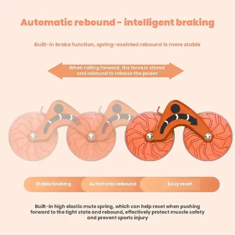 🔥🔥Clearance sale🔥🔥-Automatic Rebound Abdominal Wheel