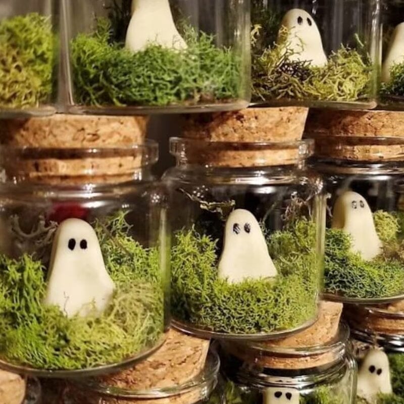 Mini Pet Ghosts in a Jar