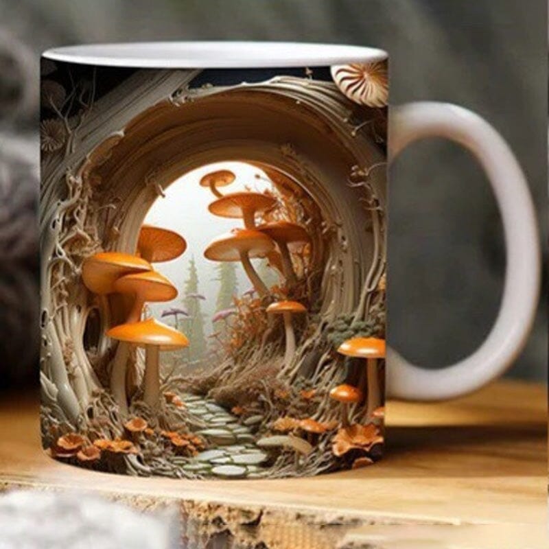 Pumpkin Cracked Hole Mug