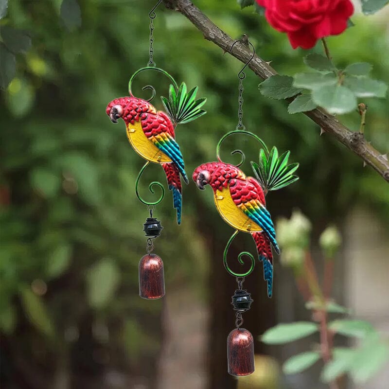 Parrot Wind Chime Hanging Decor