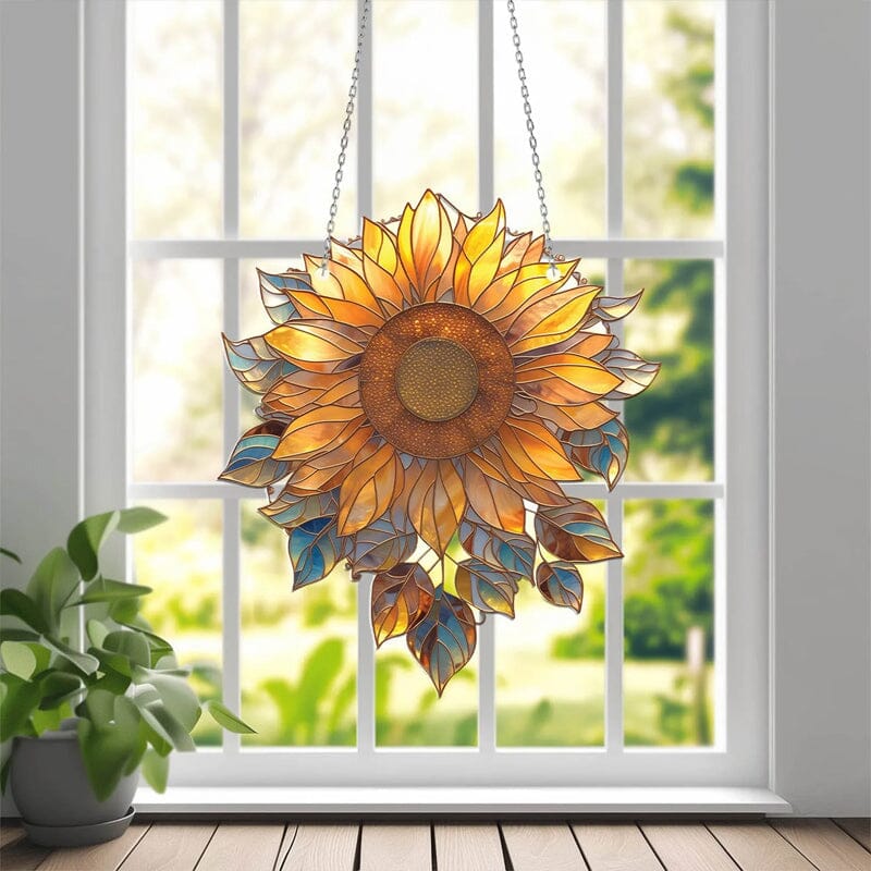 Sunflower Acrylic Window Hanging