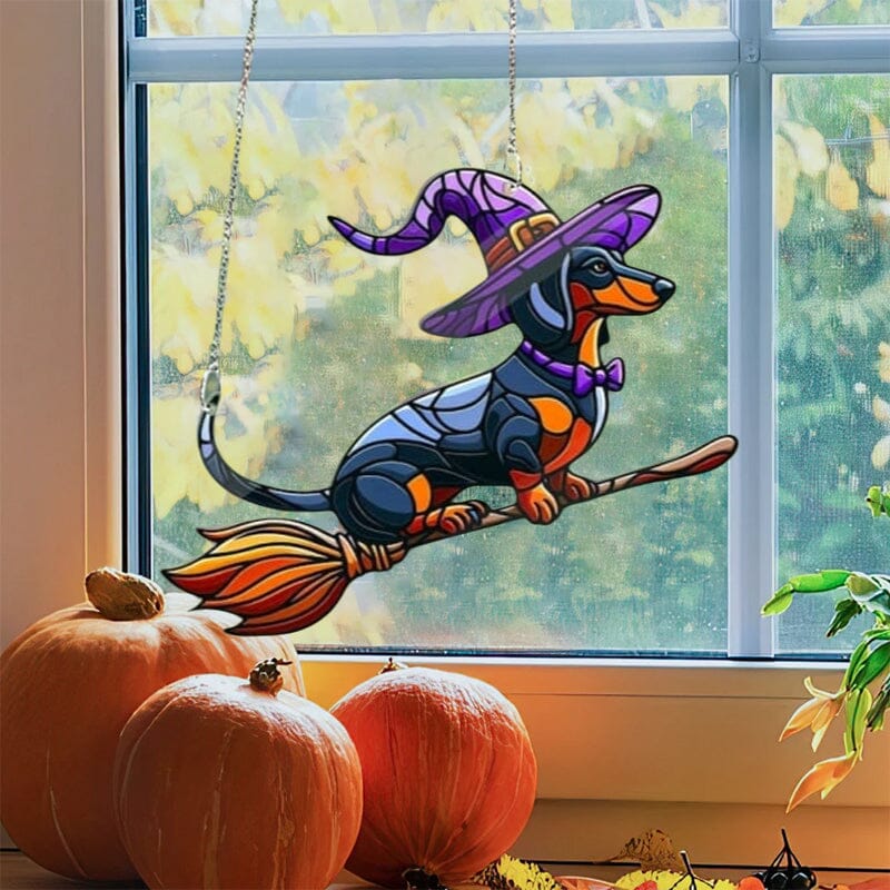 🧙‍♀️Magic Dachshund Window Hanging🐕