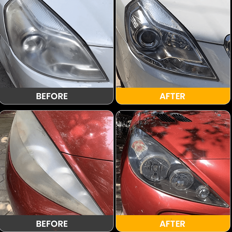 Car headlight repair fluid