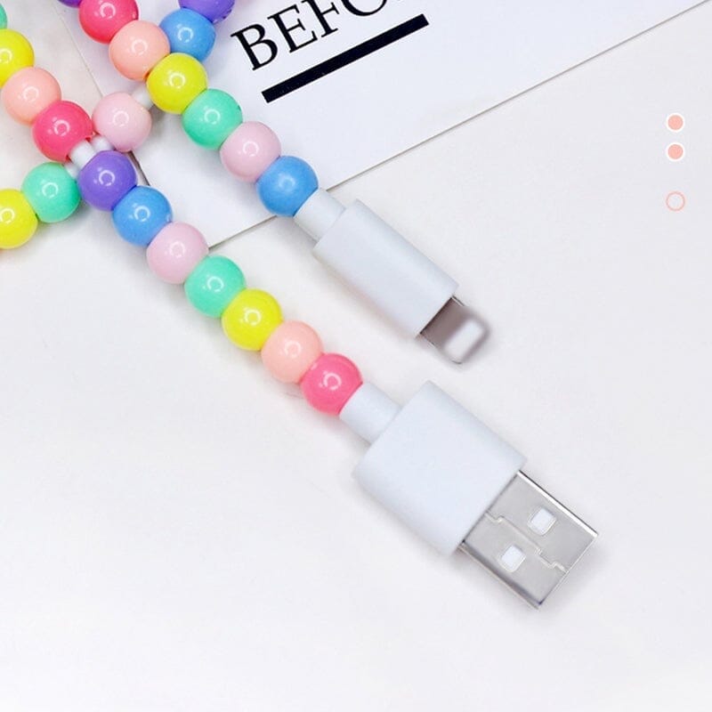 Creative Beaded 2-in-1 Data Cable