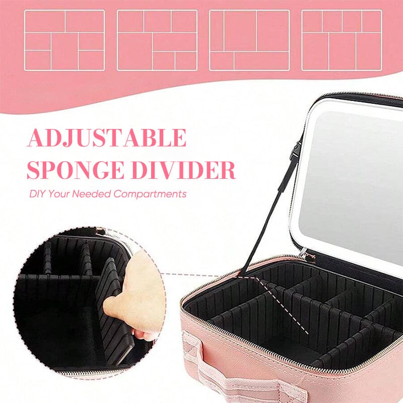 LED Light Portable Makeup Bag