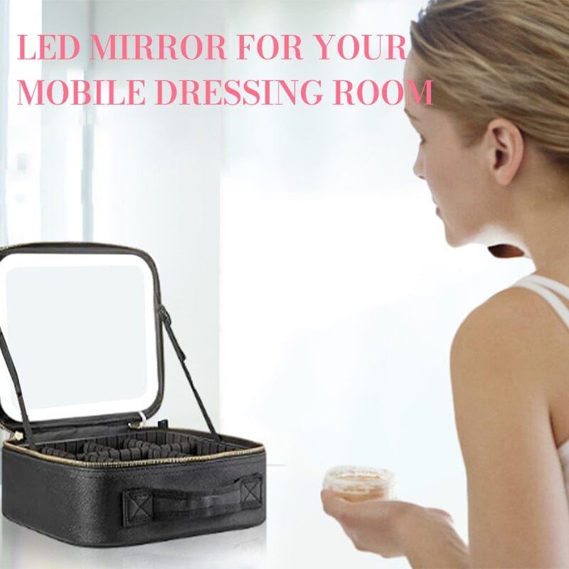 LED Light Portable Makeup Bag