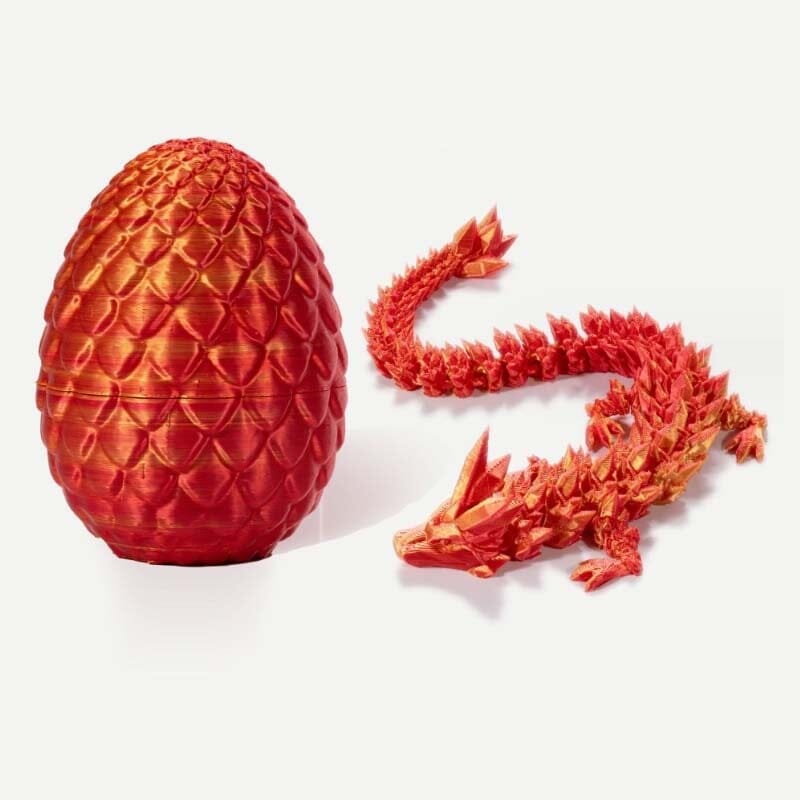 Gemstone Dragon Egg Ornaments