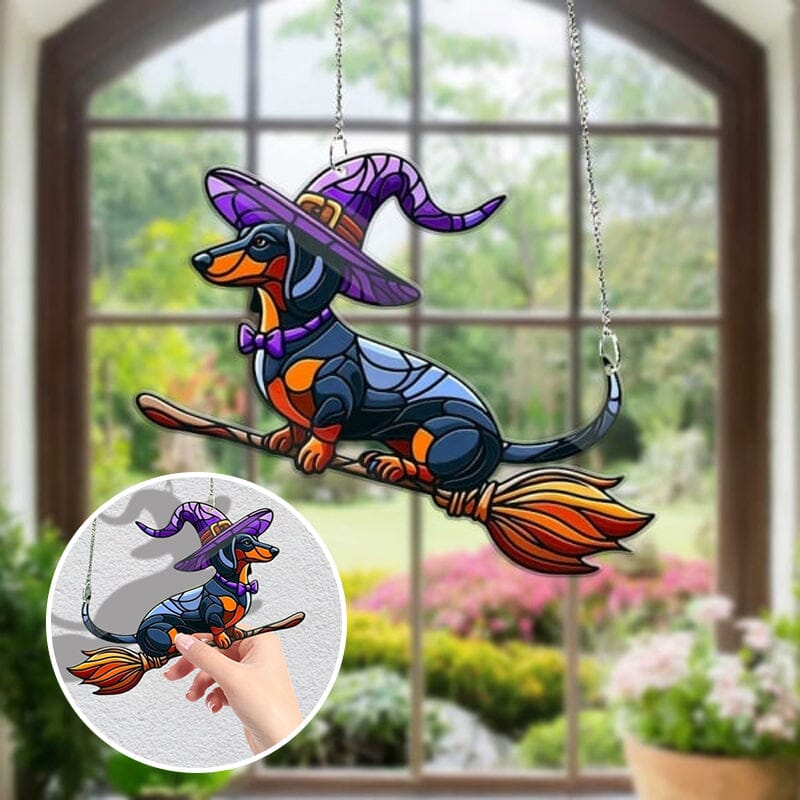 🧙‍♀️Magic Dachshund Window Hanging🐕