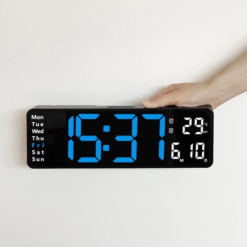 Upgraded Digital Wall Clock Large Display 9 inches