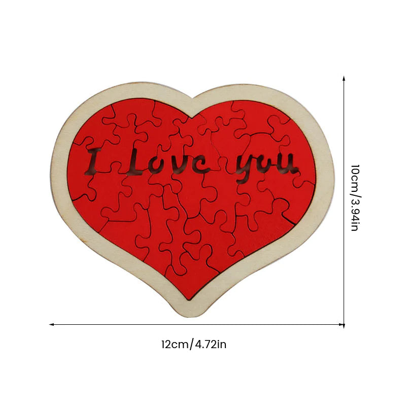 Heart Shape Puzzle|💕Say I Love You in 100 Languages💕