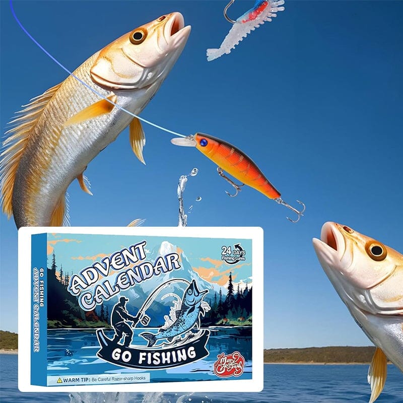 Presale>>24 Days Christmas Countdown Fish Tackle Set