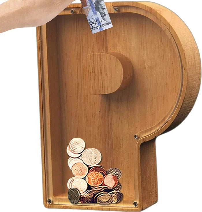 Piggy Bank-Wood Gift For Kids