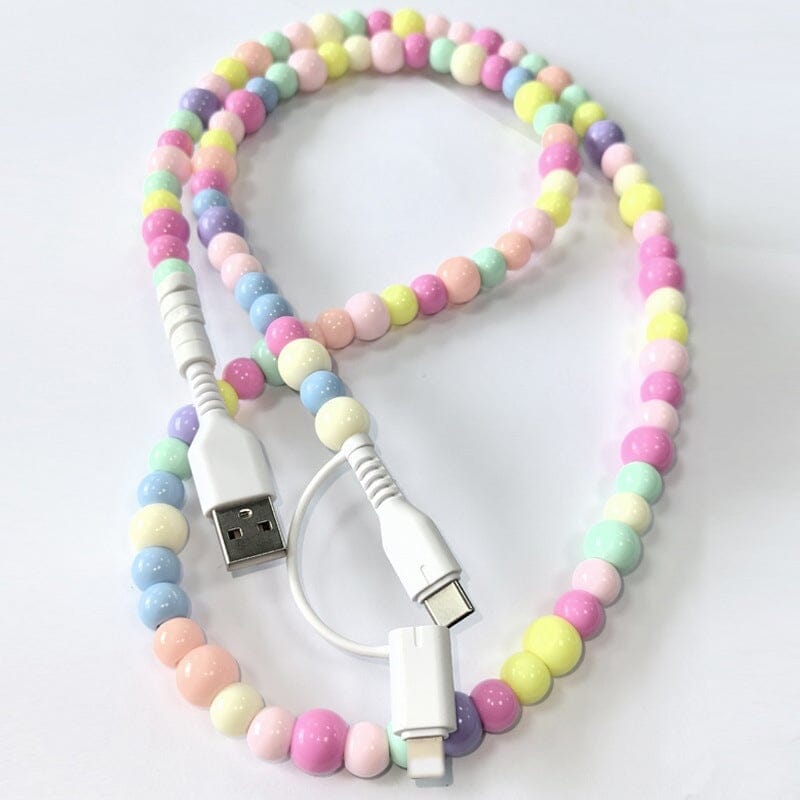 Creative Beaded 2-in-1 Data Cable