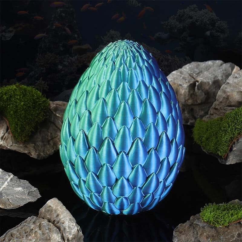 Gemstone Dragon Egg Ornaments