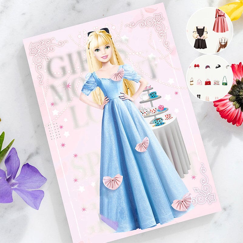 👗Magnetic Princess Dress Up Paper Doll👸