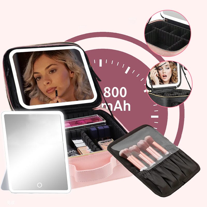 LED Light Portable Makeup Bag