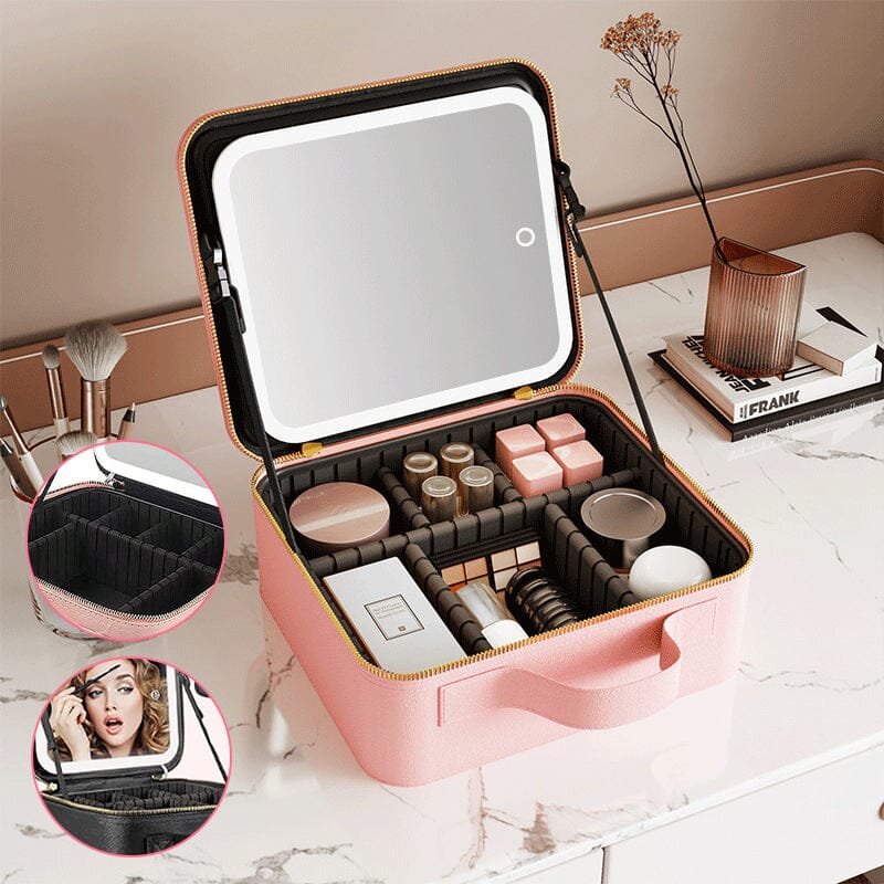 LED Light Portable Makeup Bag