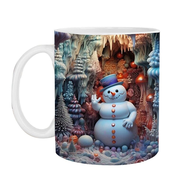 3D Christmas Hot Cocoa Inflated Mug