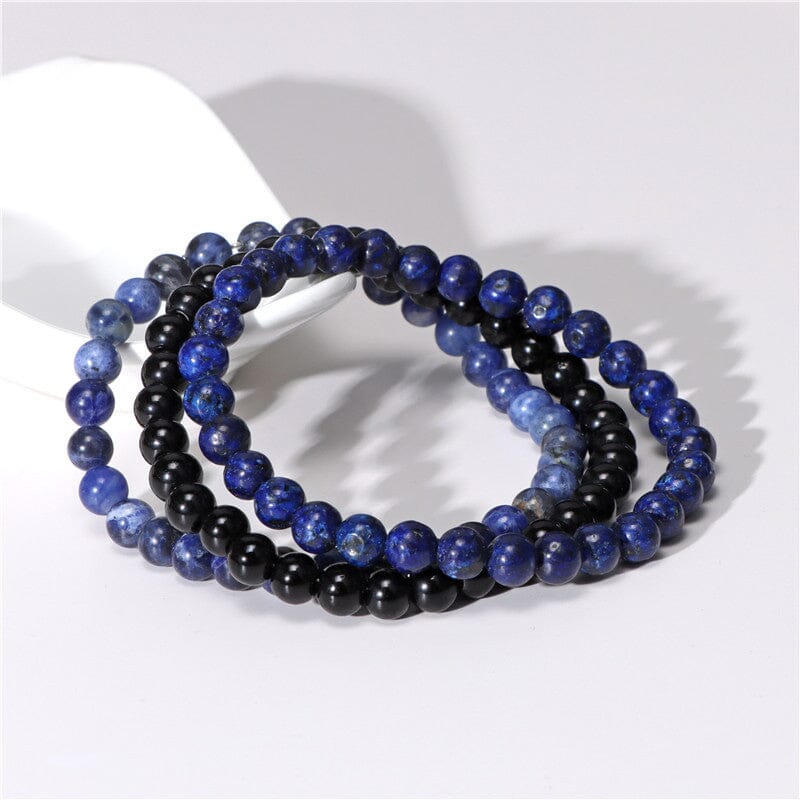 Agate Stress Relief Beaded Bracelet Set