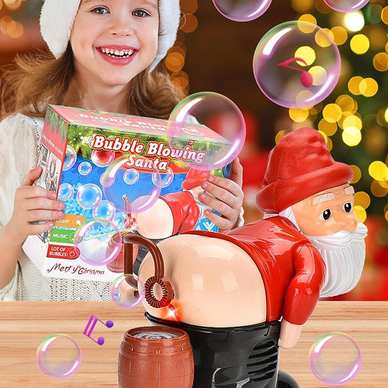 🎅Funny Santa Bubble Blowing Machine🥳