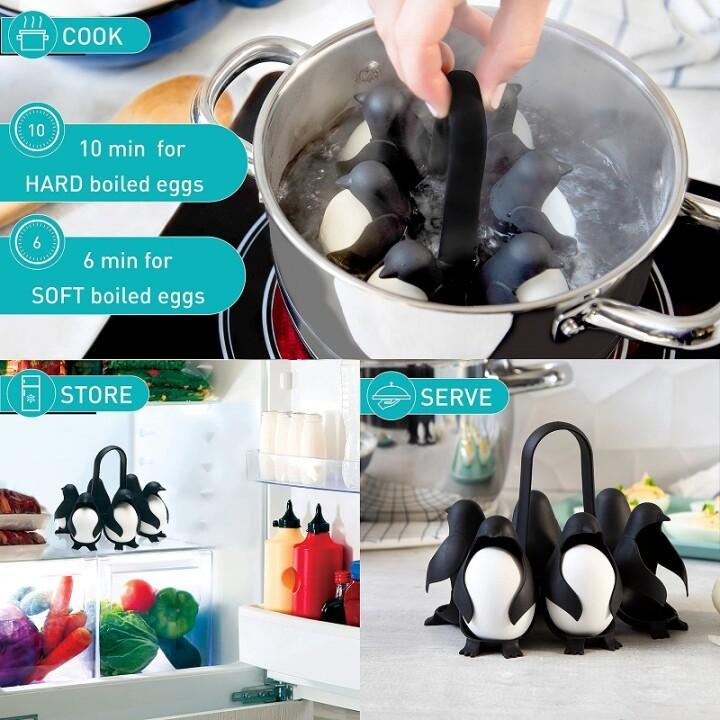 Penguin Egg Storage Holder Cooking Rack